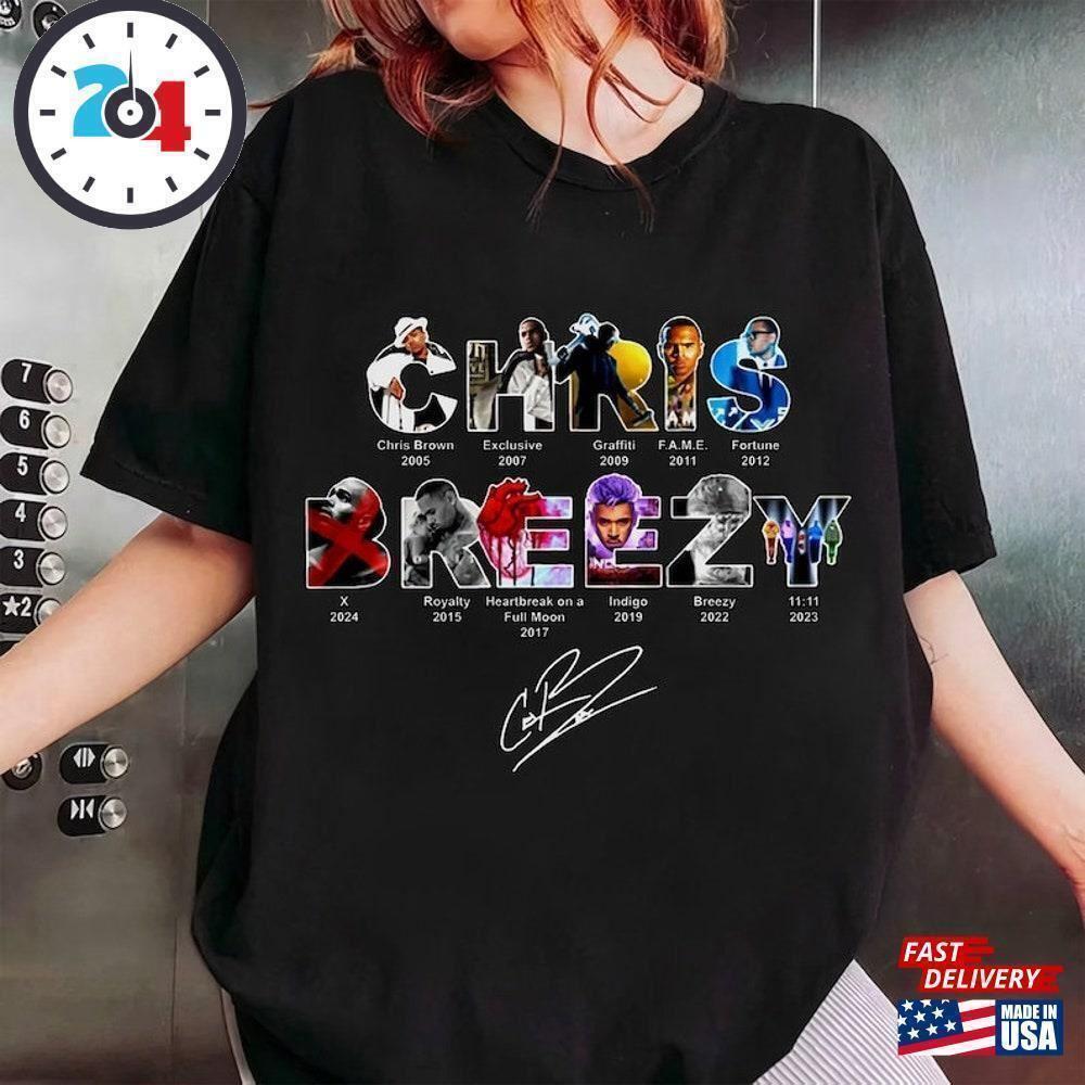 Chris Brown Tour Concert Rnb Pop Music Fan T-Shirt